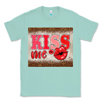 Seafoam valentine's day kiss me Classic Tee - BarkalooDesign