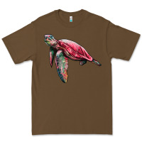Cacao sea turtle pink glitter Premium Tee - Artiststas