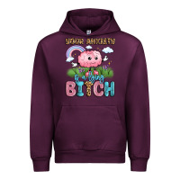 Mauve Wine your anxiety is a lying bitch Urban Hoodie - LillyAllenDesigns