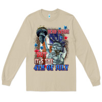 Mushroom Dead inside but it's the 4th of July Long Sleeve Tee - CowGirlArtShop