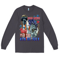 Smoke Dead inside but it's the 4th of July Long Sleeve Tee - CowGirlArtShop