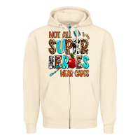 Sandshell not all super heroes wear capes Zipper Hoodie - AdoDesignShop