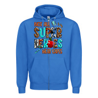 True Royal not all super heroes wear capes Zipper Hoodie - AdoDesignShop