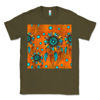 Army Green western dreamcatchers seamless pattern Classic Tee - HRA Design Shop