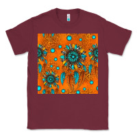 Burgundy western dreamcatchers seamless pattern Classic Tee - HRA Design Shop