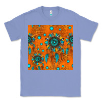 Colony Blue western dreamcatchers seamless pattern Classic Tee - HRA Design Shop