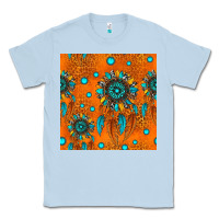 Dusty Blue western dreamcatchers seamless pattern Classic Tee - HRA Design Shop