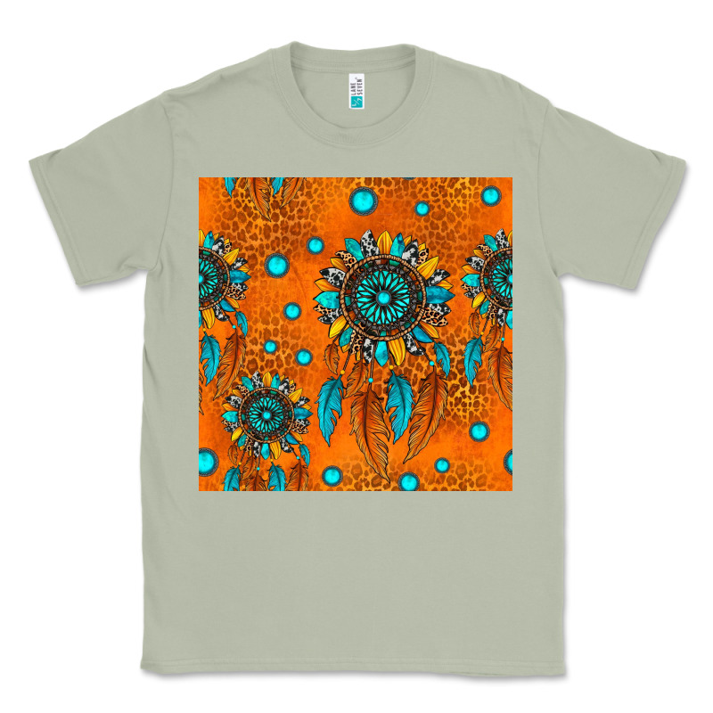 Western Dreamcatchers Seamless Pattern Classic Tee by HRA Design Shop | Teevron