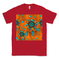 Red western dreamcatchers seamless pattern Classic Tee - HRA Design Shop