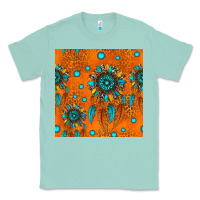 Seafoam western dreamcatchers seamless pattern Classic Tee - HRA Design Shop