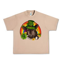Burro st patricks day baby cow shamrock rainbow gold Urban Heavy Tee - RanaPortraitStore