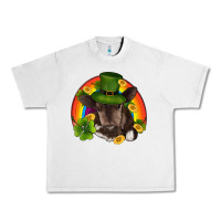 Lunar Rock st patricks day baby cow shamrock rainbow gold Urban Heavy Tee - RanaPortraitStore