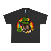 Pigment Black st patricks day baby cow shamrock rainbow gold Urban Heavy Tee - RanaPortraitStore