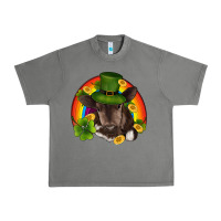 Tornado st patricks day baby cow shamrock rainbow gold Urban Heavy Tee - RanaPortraitStore