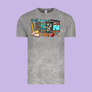 Y'all Gonna Learn Today Vintage Tee Designed By Zillion Design Studio