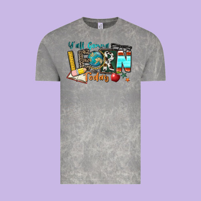 Y'all Gonna Learn Today Vintage Tee Designed By Zillion Design Studio