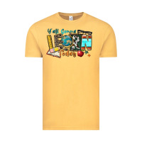 Vintage Mustard y'all gonna learn today Vintage Tee - Zillion Design Studio