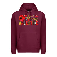 Burgundy be my valentine Premium Hoodie - NancyCooperArtShop