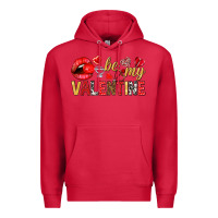 Cardinal be my valentine Premium Hoodie - NancyCooperArtShop