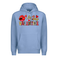 Colony Blue be my valentine Premium Hoodie - NancyCooperArtShop