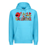 Ocean Blue be my valentine Premium Hoodie - NancyCooperArtShop