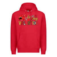 Red be my valentine Premium Hoodie - NancyCooperArtShop