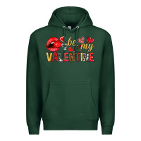 Sports Green be my valentine Premium Hoodie - NancyCooperArtShop