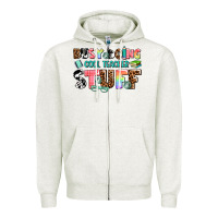Busy Doing Cool Teacher Stuff Zipper Hoodie | Teevron