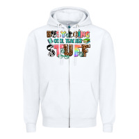 White busy doing cool teacher stuff Zipper Hoodie - AdoDesignShop