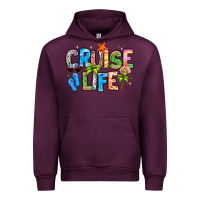 Mauve Wine cruise life Urban Hoodie - LillyAllenDesigns