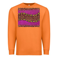 Carrot mardi gras  leopard pink glitter bead Premium Sweatshirt - BarkalooDesign