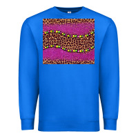 True Royal mardi gras  leopard pink glitter bead Premium Sweatshirt - BarkalooDesign