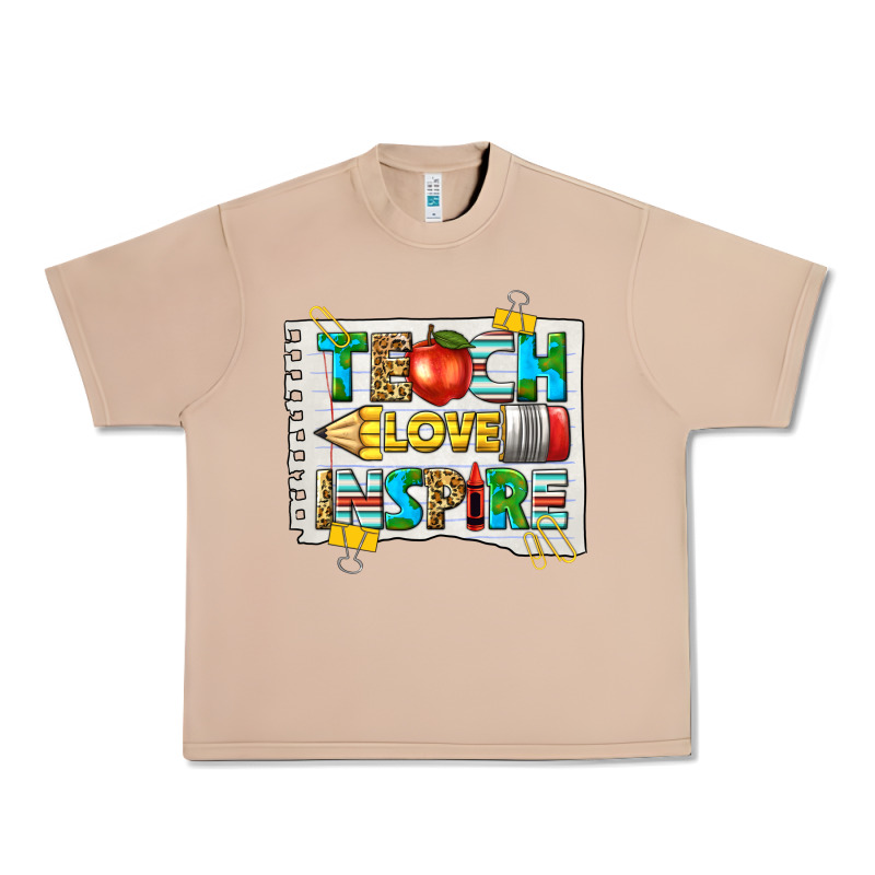 Teach Love Inspire Urban Heavy Tee by texasbilliewilder | Teevron