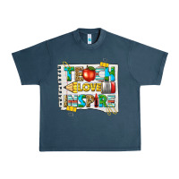 Midnight Navy teach love inspire Urban Heavy Tee - texasbilliewilder