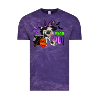 Cloud Purple Moo I Mean Boo Baby Cow Vintage Tee - RanaPortraitStore