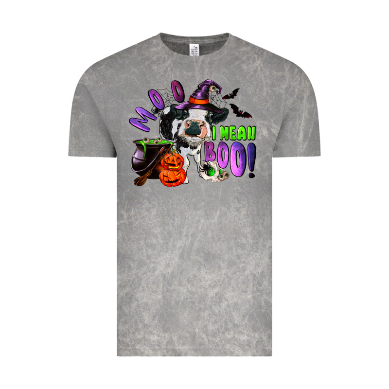 Moo I Mean Boo Baby Cow Vintage Tee by RanaPortraitStore | Teevron