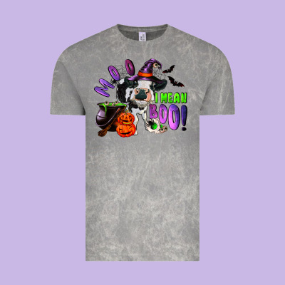 Vintage Tee Moo I Mean Boo Baby Cow