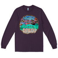 Plum Hello Summer Let's Go To The Beach Long Sleeve Tee - SublimationCraftShop