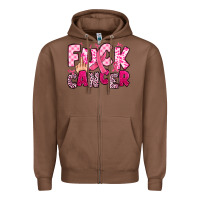 Chestnut fuck cancer Zipper Hoodie - JahusDesignShop