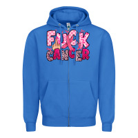 True Royal fuck cancer Zipper Hoodie - JahusDesignShop