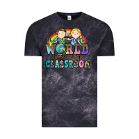 Cloud Black the future of the world is in my classroom Vintage Tee - Zillion Design Studio