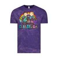 Cloud Purple the future of the world is in my classroom Vintage Tee - Zillion Design Studio