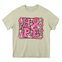 Mossy hope breast cancer awareness ribbon Heavy Core Tee - LillyAllenDesigns