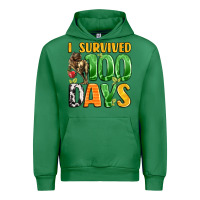 Emerald dinosaur 100day celebration Urban Hoodie - LillyAllenDesigns