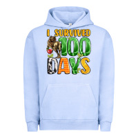 Pigment Grape Ice dinosaur 100day celebration Urban Hoodie - LillyAllenDesigns