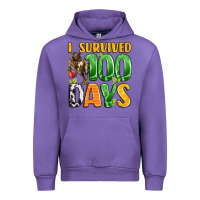 Tulip dinosaur 100day celebration Urban Hoodie - LillyAllenDesigns