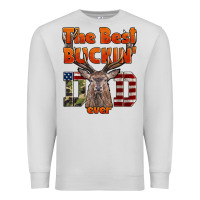 Dove Grey The Best Bucking Dad Ever Premium Sweatshirt - LillyAllenDesigns