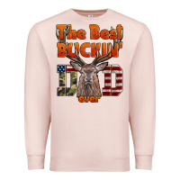 Pale Pink The Best Bucking Dad Ever Premium Sweatshirt - LillyAllenDesigns