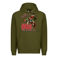 Giddy Up Jingle Horse Pick Up Your Feet Premium Hoodie | Teevron