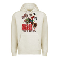 Oatmeal Heather giddy up jingle horse pick up your feet Premium Hoodie - MaliasSmallBusiness